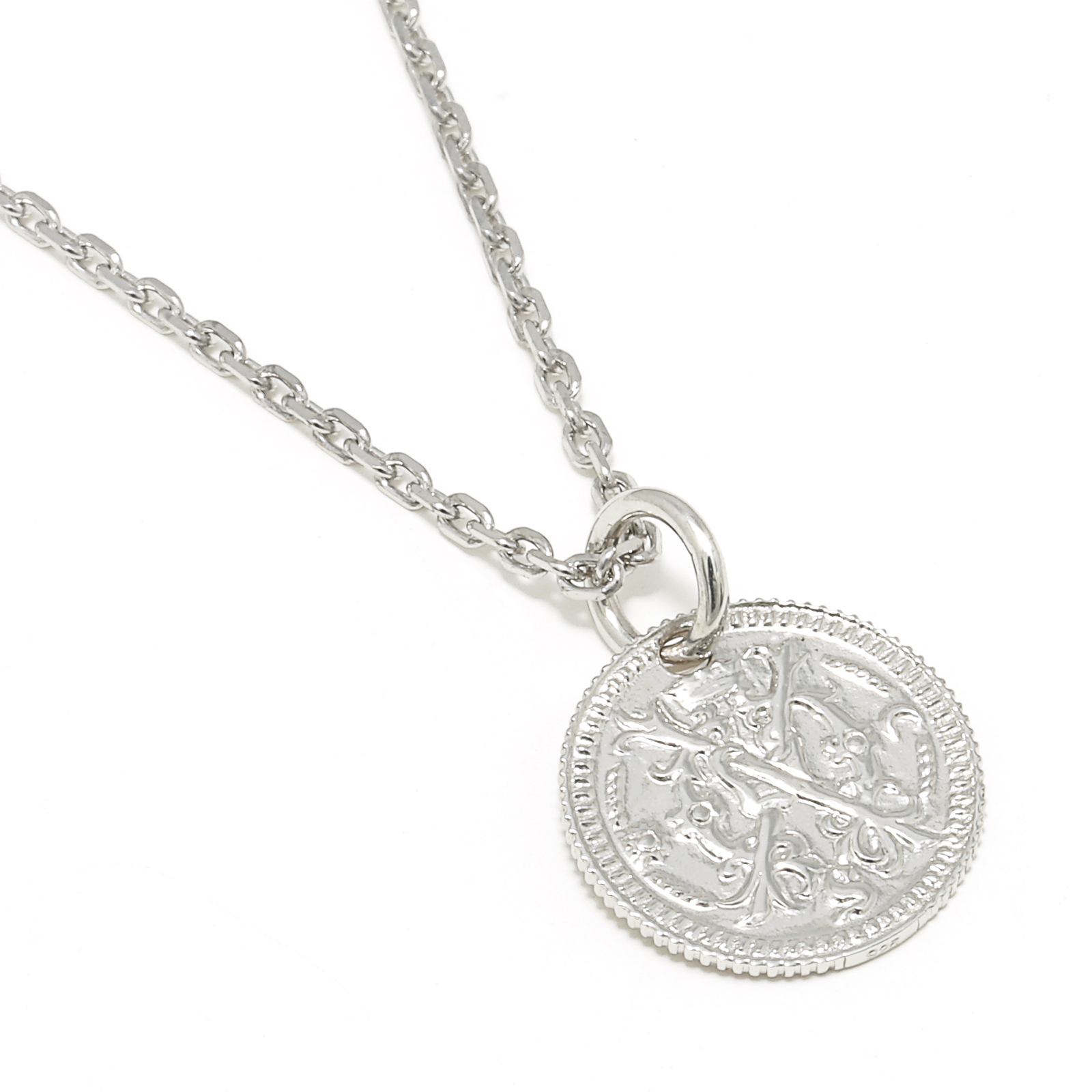 Bless Coin Charm - Silver