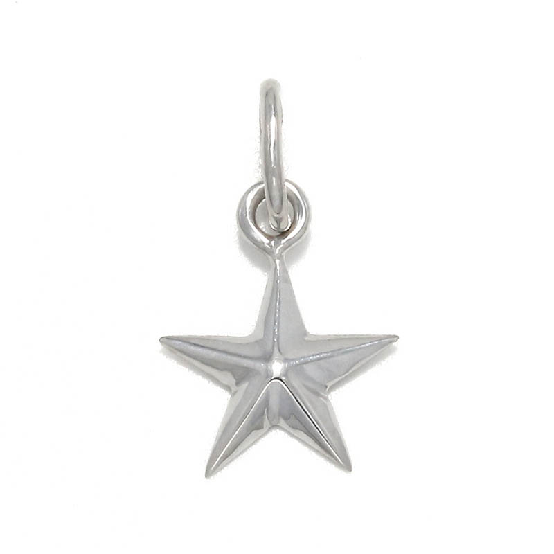Small Star Charm - Silver