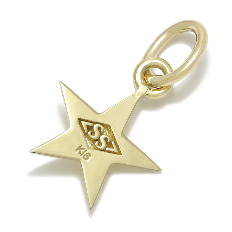 Small Star Charm - K18Yellow Gold