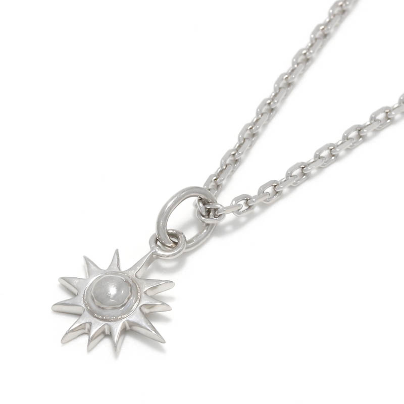 Small Sun Charm - Silver