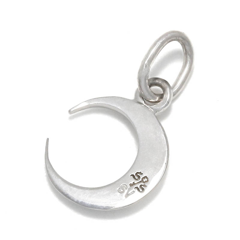 Small Moon Charm - Silver