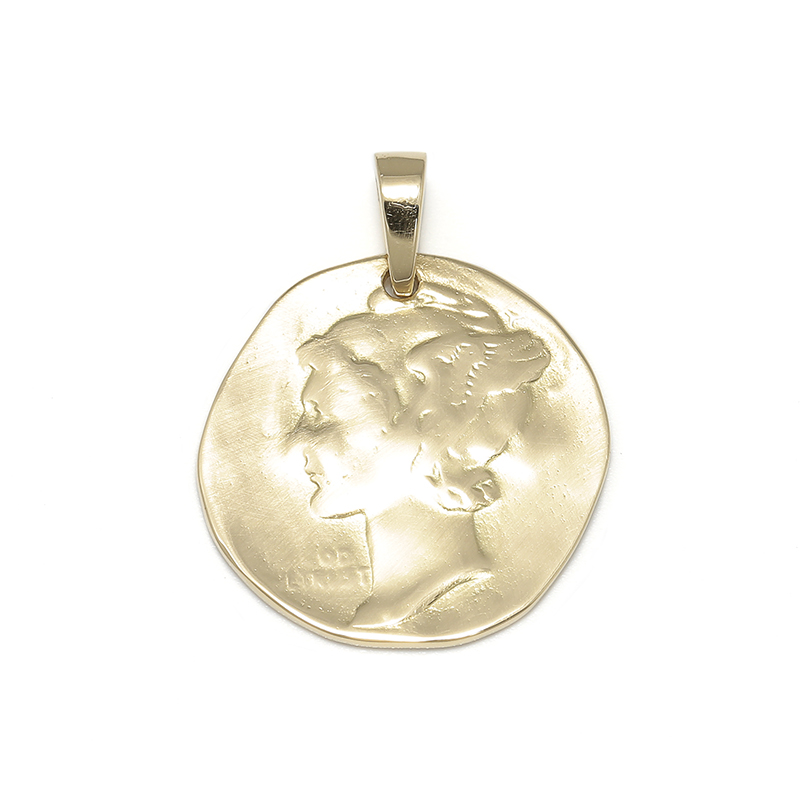 Liberty Head Pendant - K18Yellow Gold