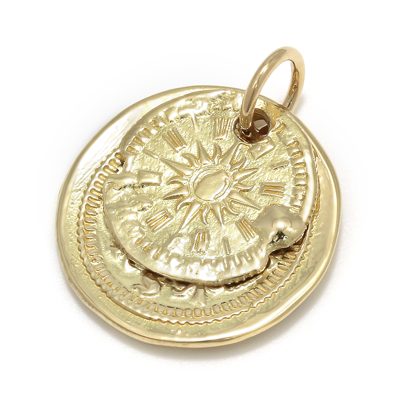 B.C. Coin Pendant / Hope Sun - K18Yellow Gold