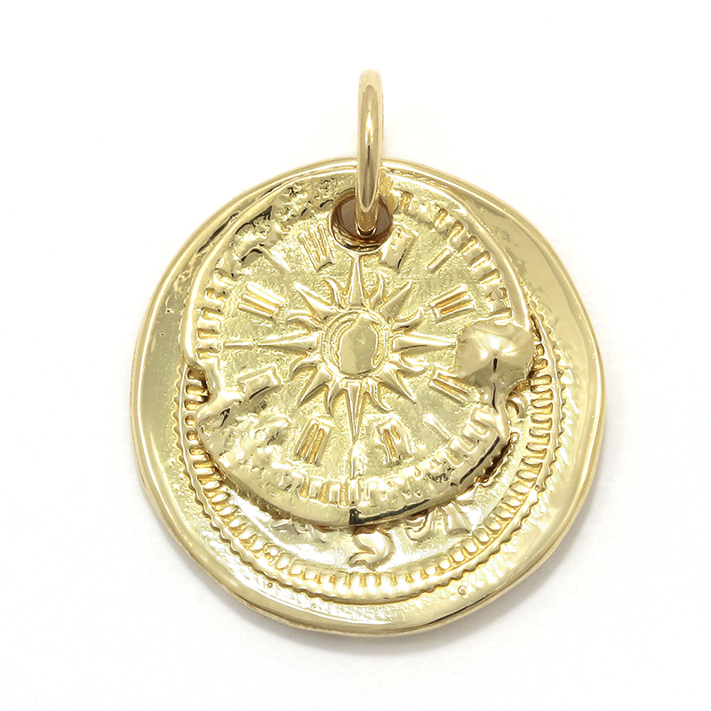 B.C. Coin Pendant / Hope Sun - K18Yellow Gold