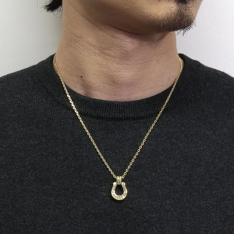 シンパシーオブソウル S.O.S ラージホースシューペンダント ネックレス