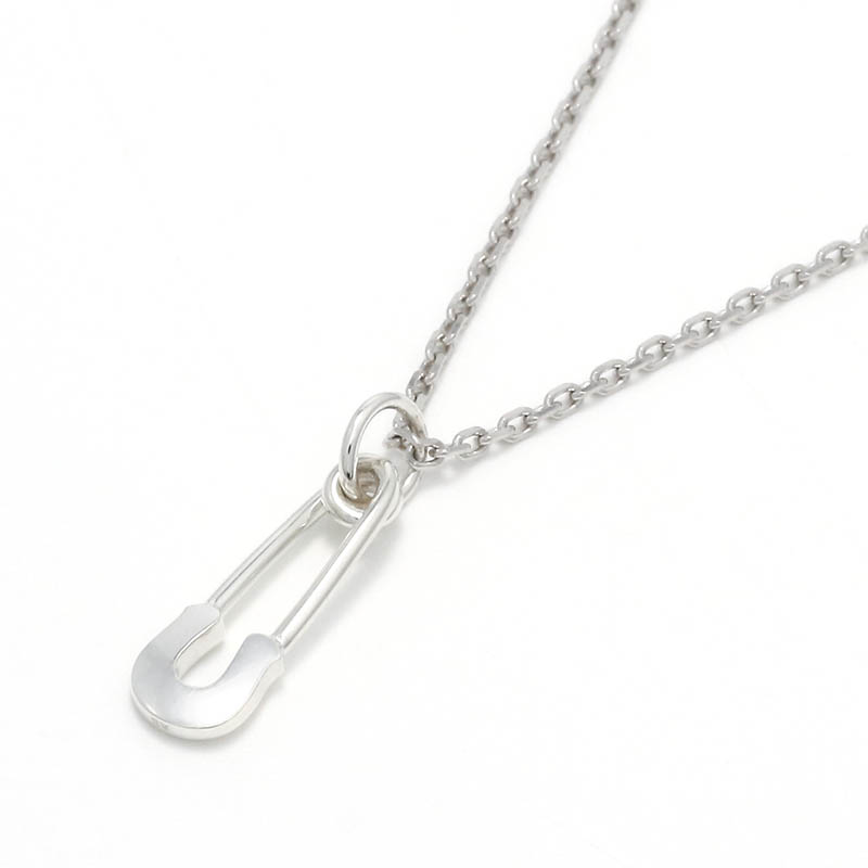 Safety Pin Charm - Silver