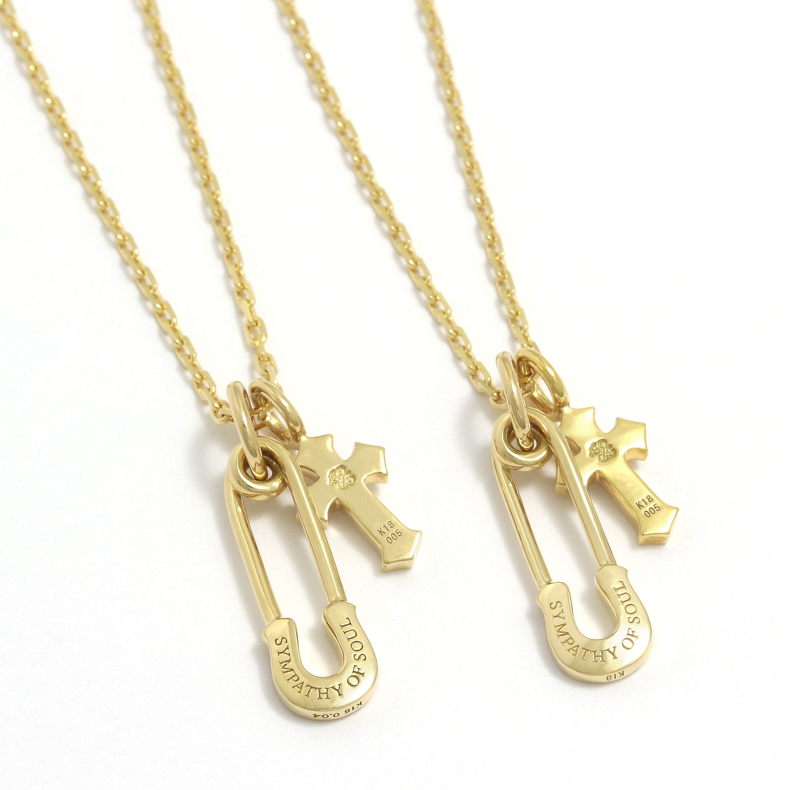 SYMPATHY OF SOUL（シンパシーオブソウル） Safety Pin Charm + Little 