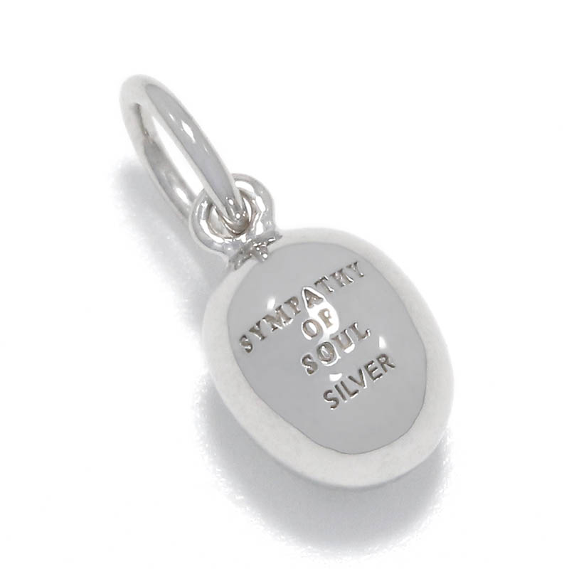 Sweet Skull Charm - Silver w/CZ