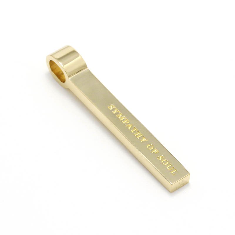 Rod Pendant - K18Yellow Gold w/Diamond