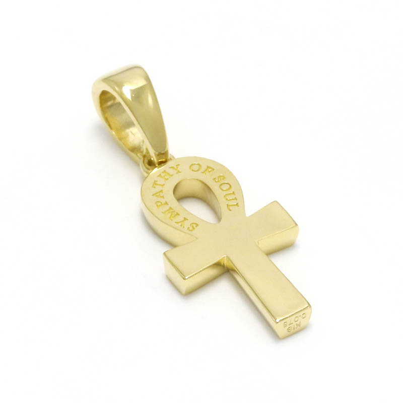 Ankh Pendant - K18 Yellow Gold w/Diamond