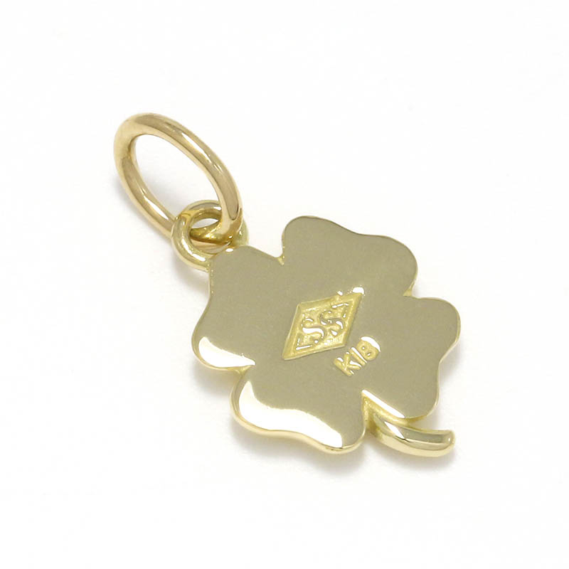Small Clover Charm - K18Yellow Gold