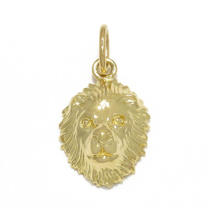Small Lion Head Charm - K18Yellow Gold（スモールライオンヘッドチャーム - K18イエローゴールド）　 SYMPATHY OF SOUL（シンパシーオブソウル）
