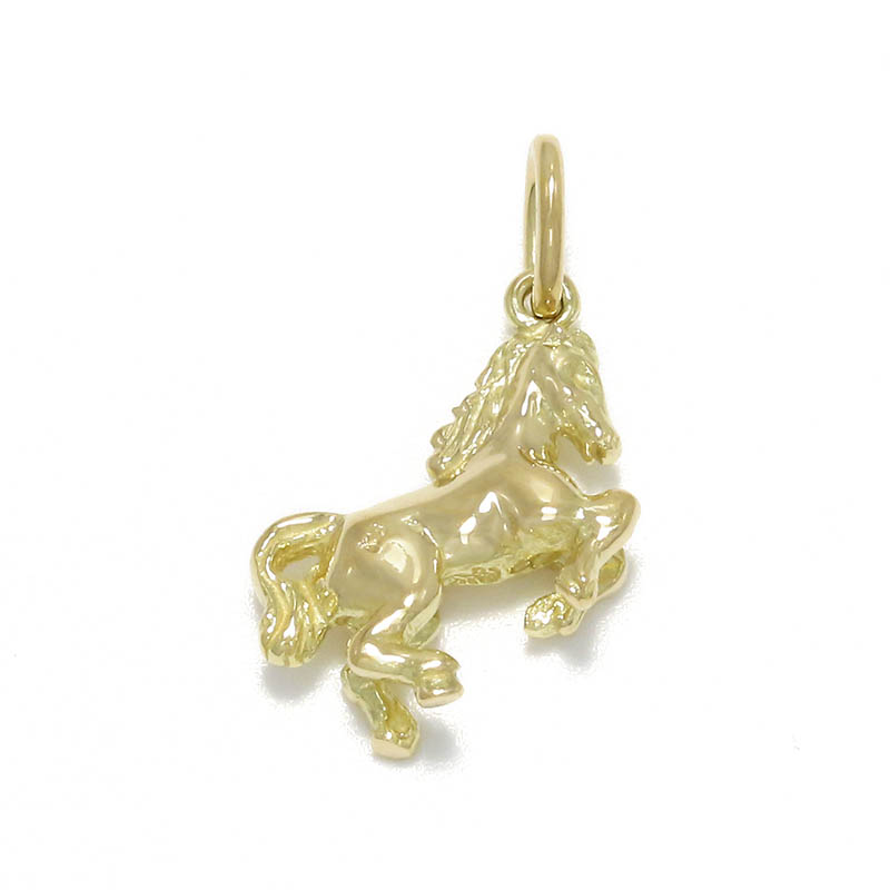 Small Horse Charm - K18Yellow Gold