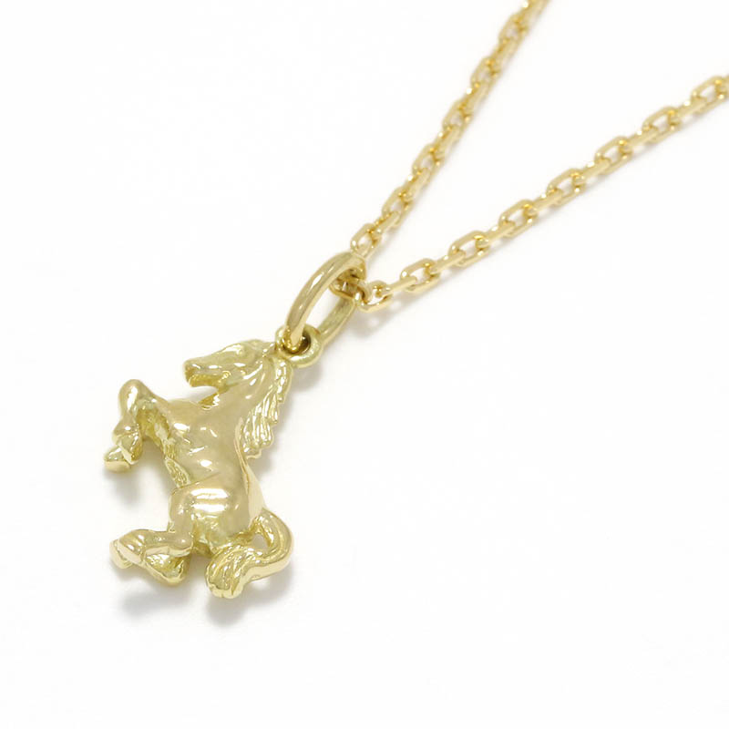 Small Horse Charm - K18Yellow Gold