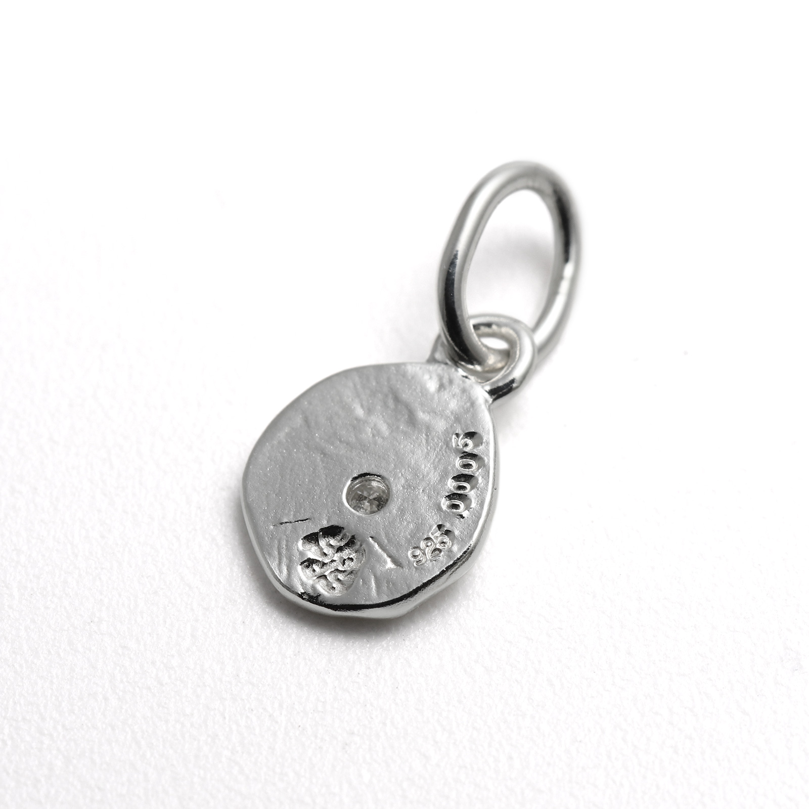 Glory Charm w/Diamond - Silver