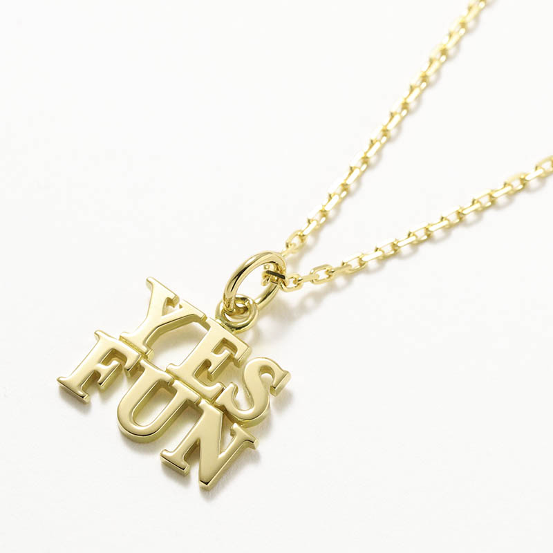 YES FUN Charm - K18Yellow Gold