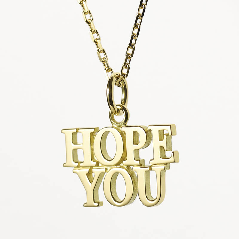 HOPE YOU Charm - K18Yellow Gold