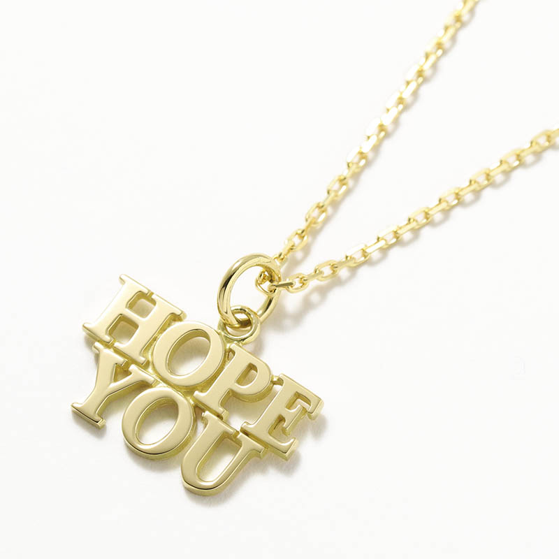 HOPE YOU Charm - K18Yellow Gold