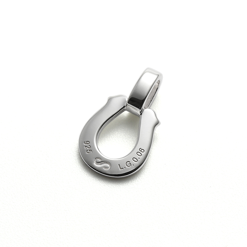 Small Horseshoe Pendant w/LG Diamond