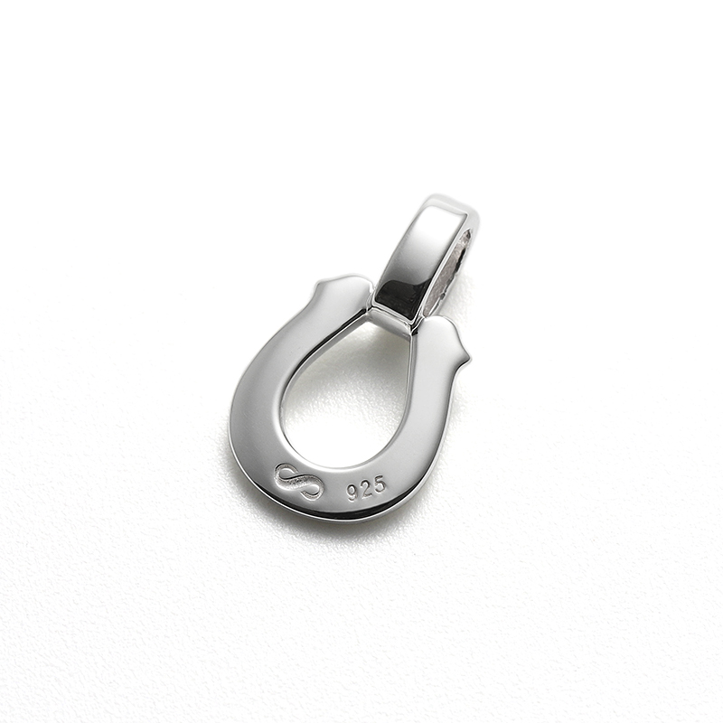 Small Horseshoe Pendant - Silver