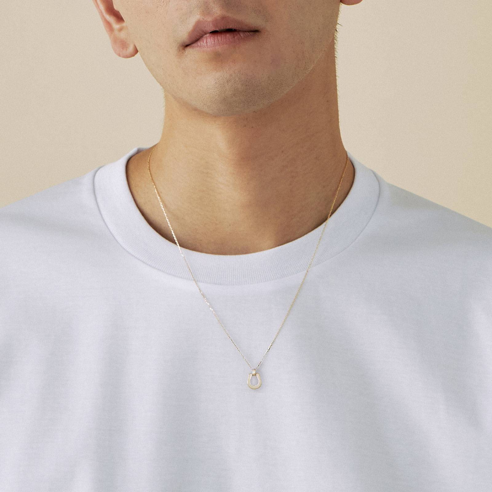 Small Horseshoe Pendant - K18Yellow Gold