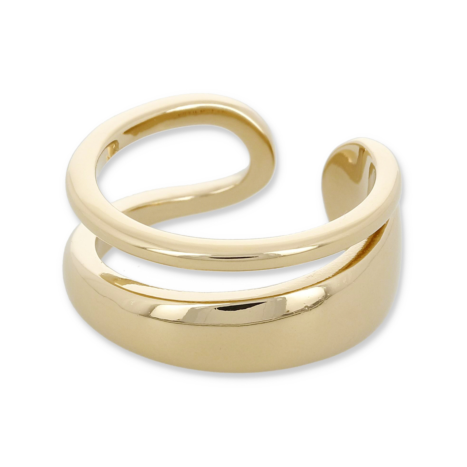 Tobias Double Ring - Light Gold Color
