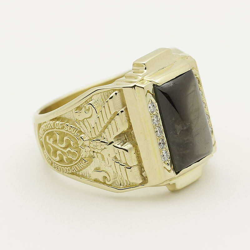 安心発送】 ☆0.537ct☆✨ダイヤ0.50ctダイヤK10印台ナットパヴェ 金