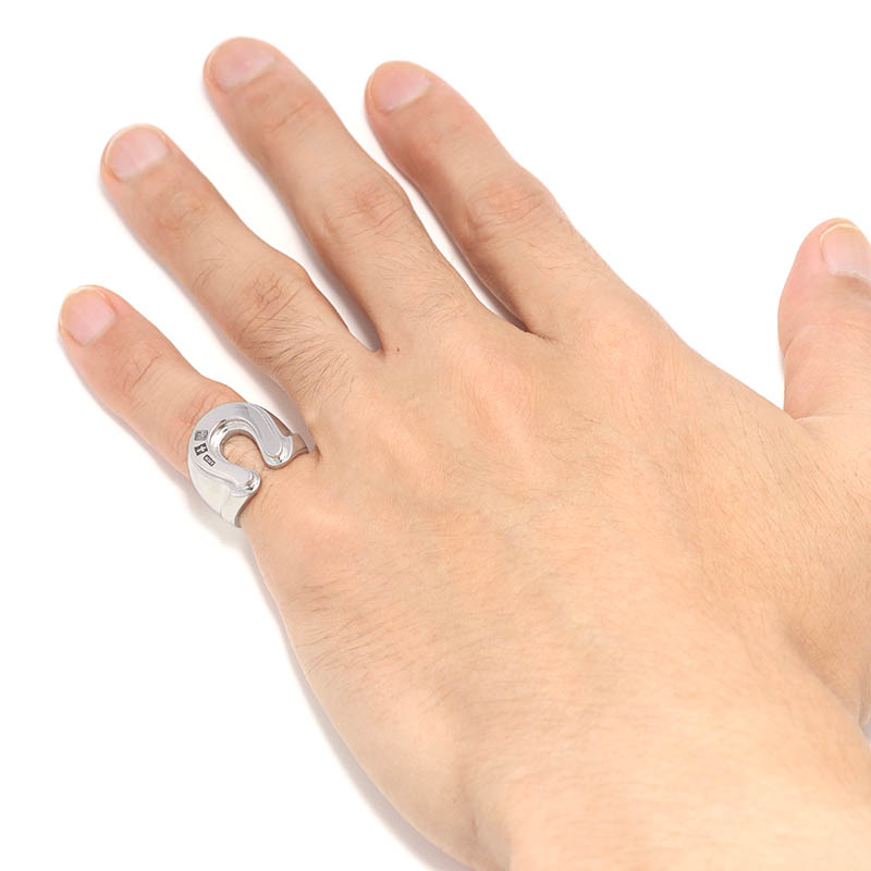 【受注販売商品】Combination Horseshoe Ring - All Silver（コンビネーションホースシューリング -  オールシルバー） SYMPATHY OF SOUL（シンパシーオブソウル）【納期：約2ヶ月】