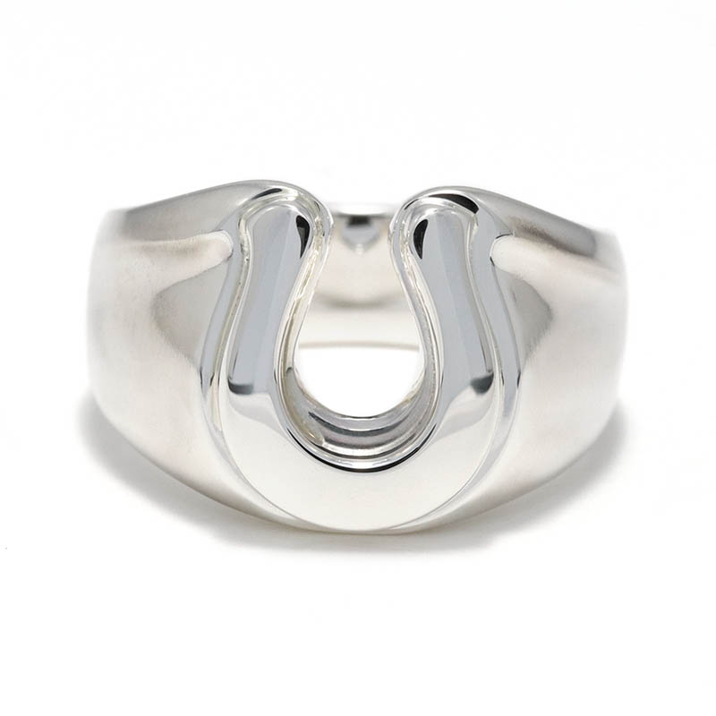 【受注販売商品 納期：2週間】Medium Horseshoe Combination Ring -  Silver（ミディアムホースシューコンビネーションリング - シルバー）　SYMPATHY OF SOUL（シンパシーオブソウル）