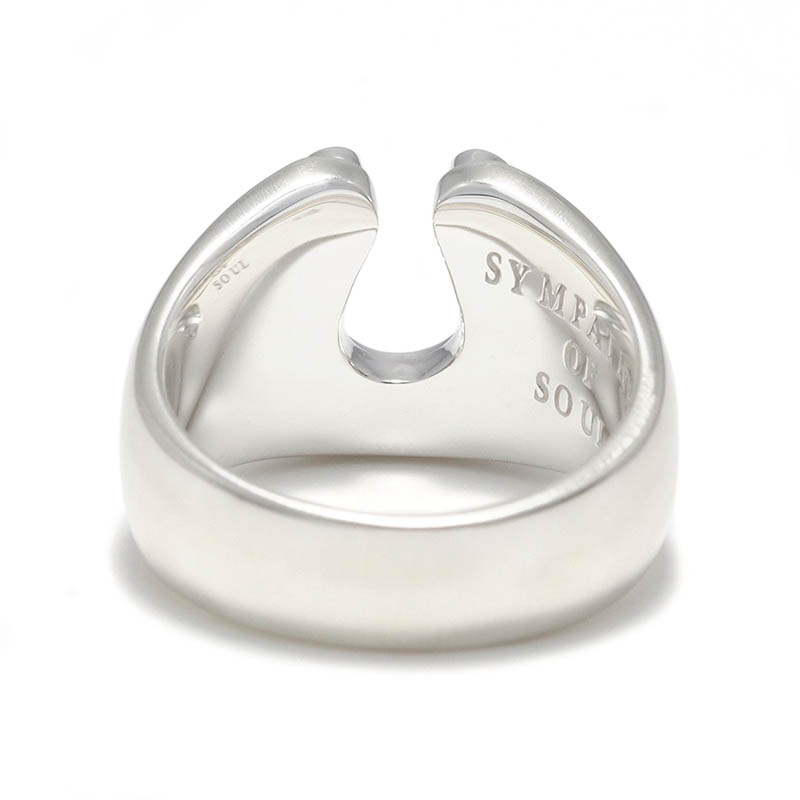 【受注販売商品 ※納期：約2ヶ月】Medium Horseshoe Combination Ring -  Silver（ミディアムホースシューコンビネーションリング - シルバー）　SYMPATHY OF SOUL（シンパシーオブソウル）