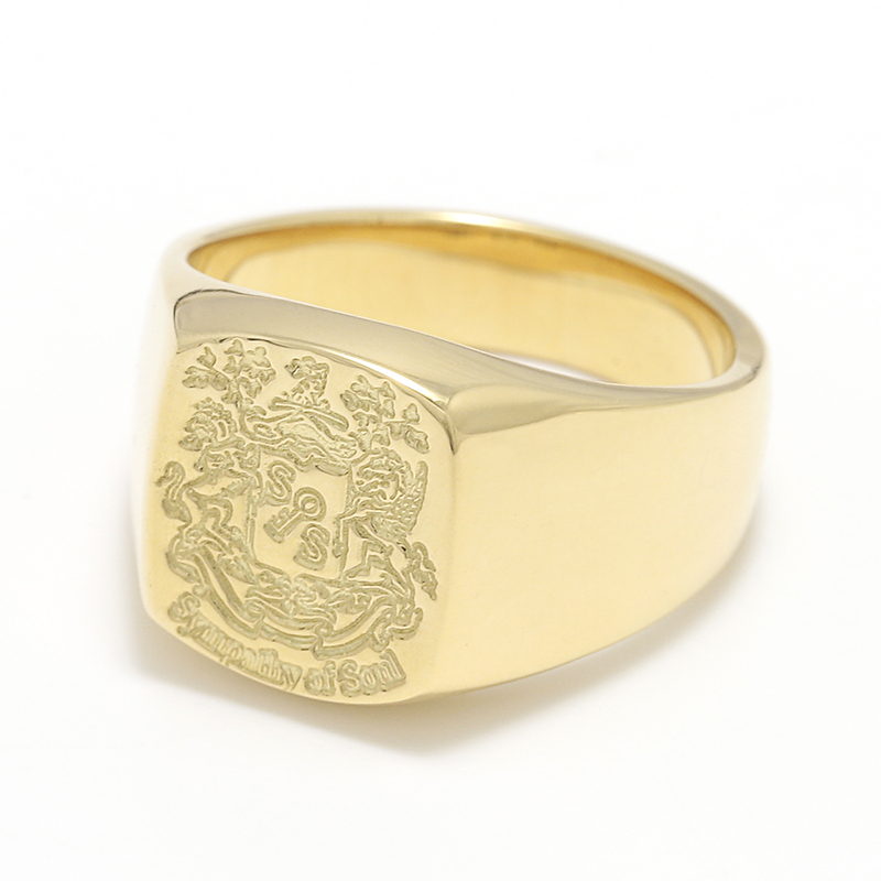 Signature Ring - K18Yellow Gold