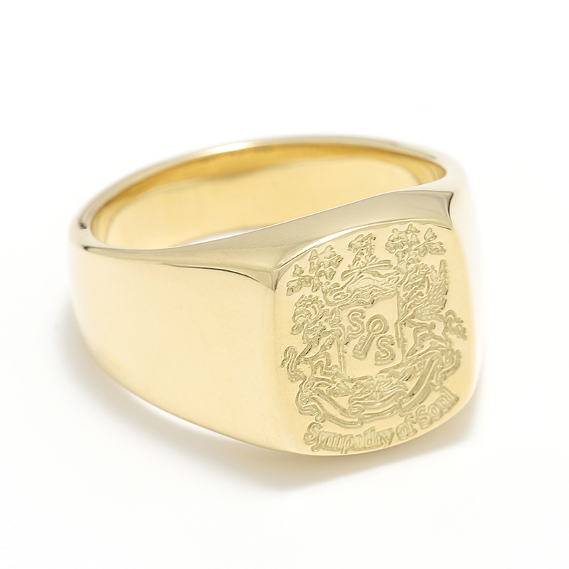 Signature Ring - K18Yellow Gold
