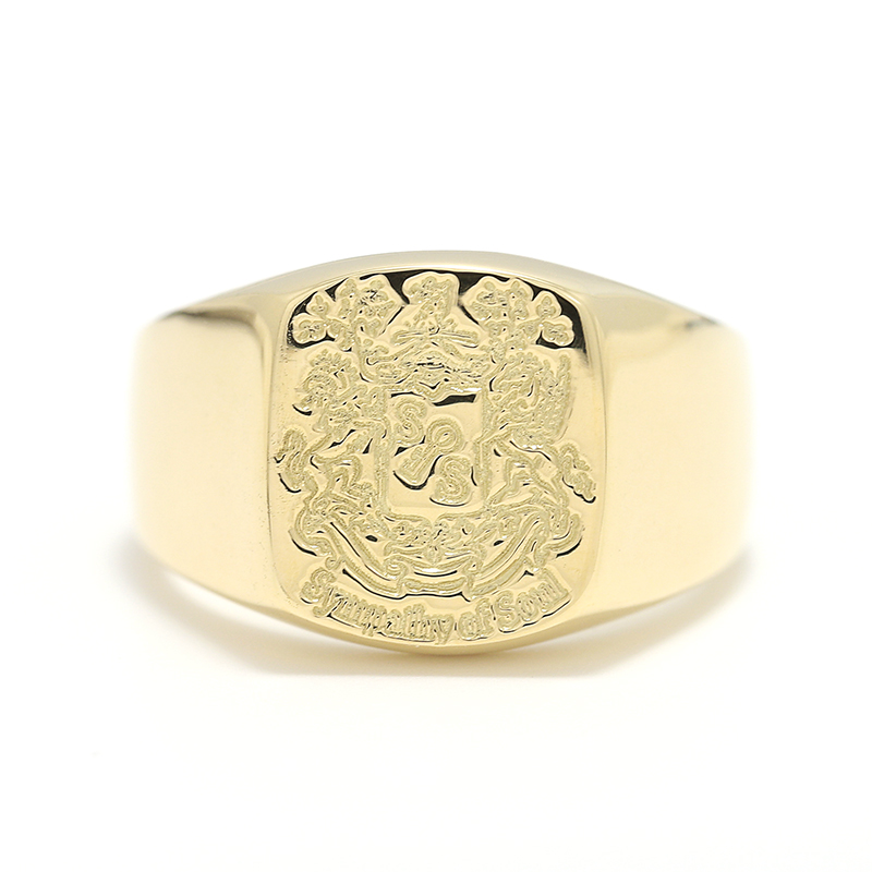 Signature Ring - K18Yellow Gold