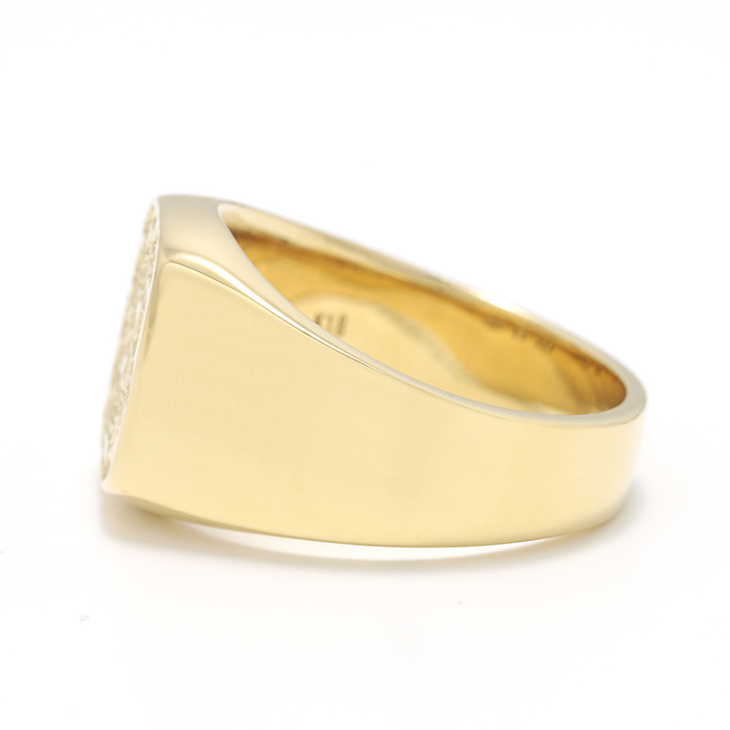Signature Ring - K18Yellow Gold