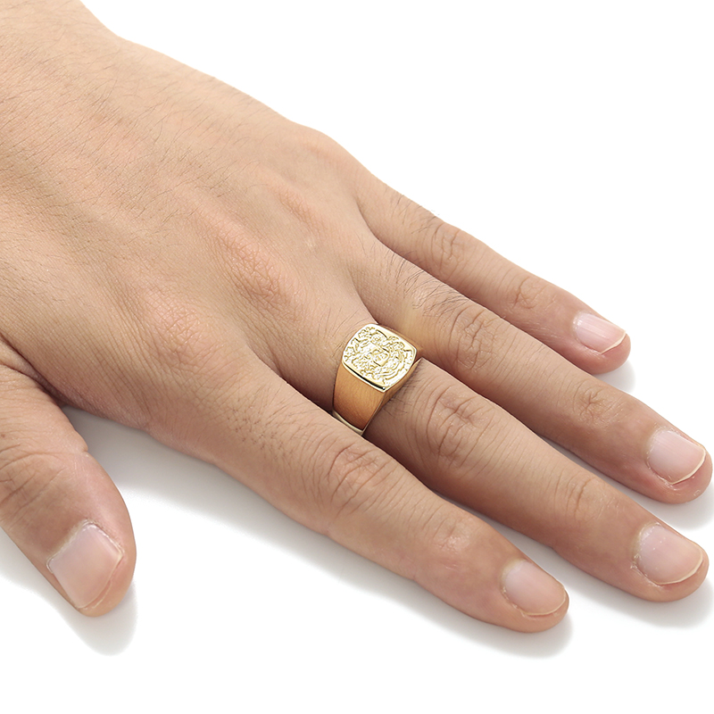 Signature Ring - K18Yellow Gold