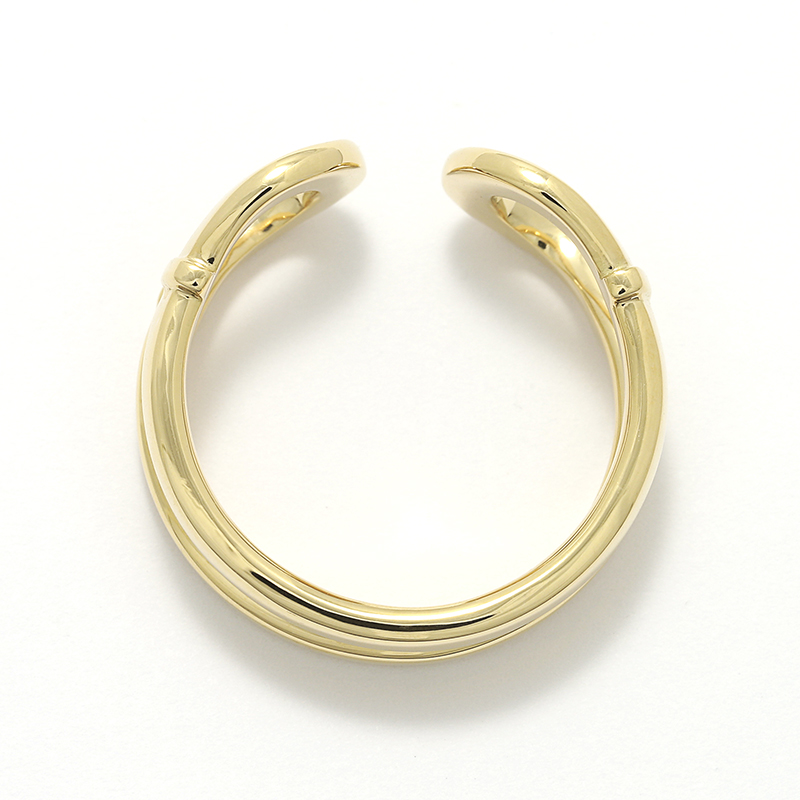 Double Horseshoe Ring - K18Yellow Gold