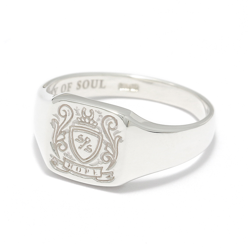 Small Signature Ring - Silver