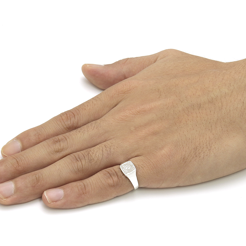 Small Signature Ring - Silver