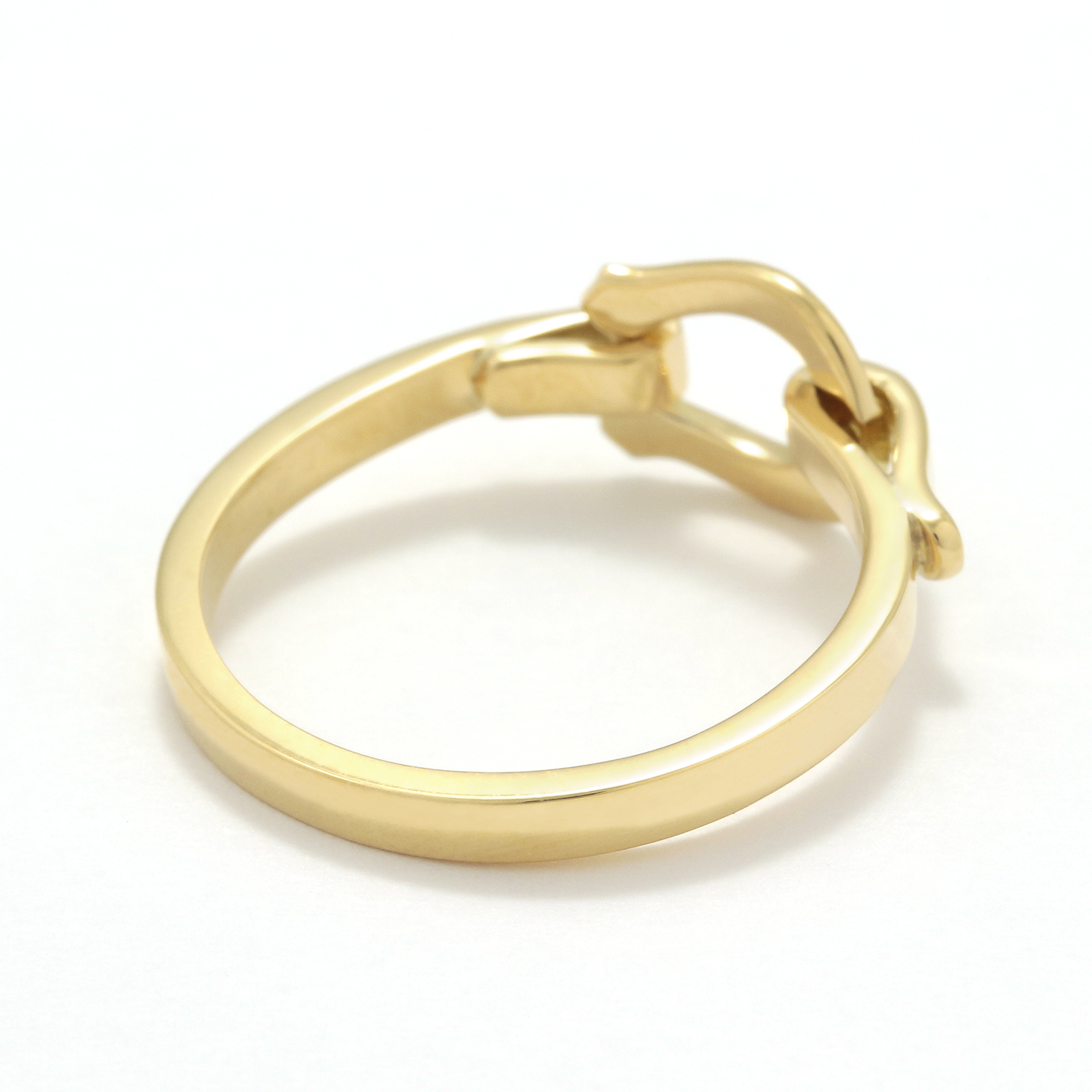 Horseshoe Band Ring Small - K18Yellow Gold w/Diamond
