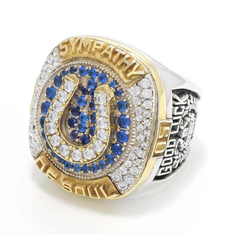 15th Anniversary Champion Ring - Silver×Gold Coating w/CZ