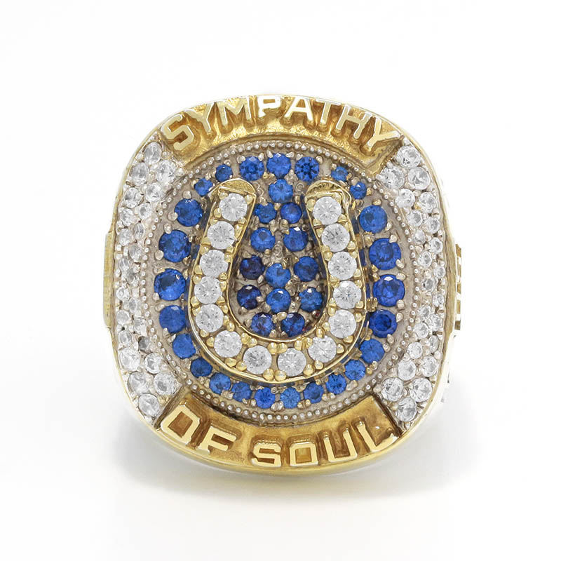 15th Anniversary Champion Ring - Silver×Gold Coating w/CZ