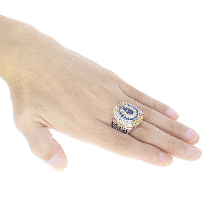 15th Anniversary Champion Ring - Silver×Gold Coating w/CZ