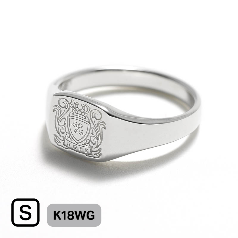 Small Signet Ring - Silver