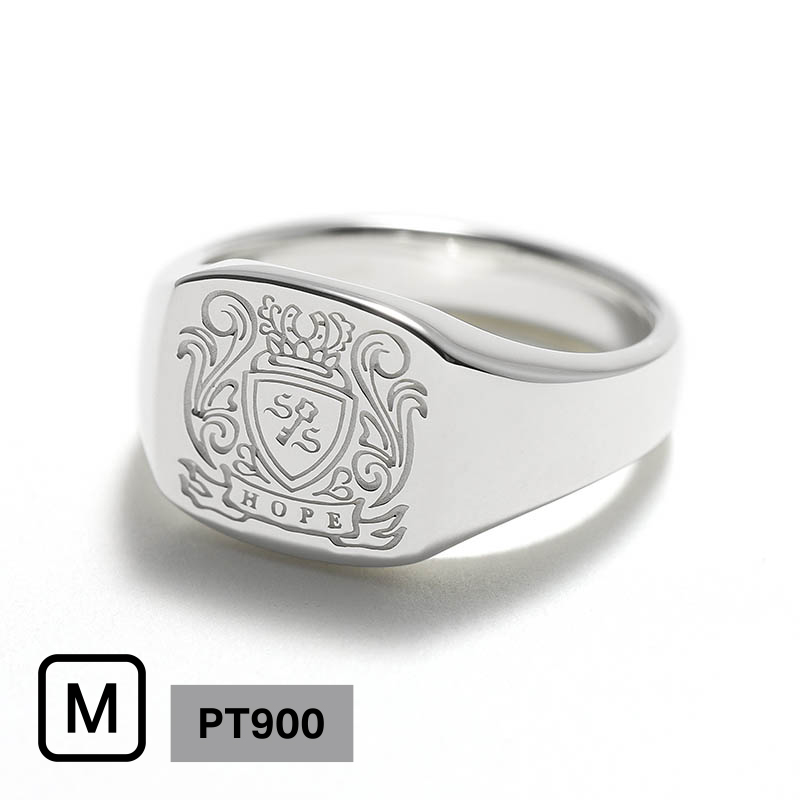 Medium Signet Ring - Silver