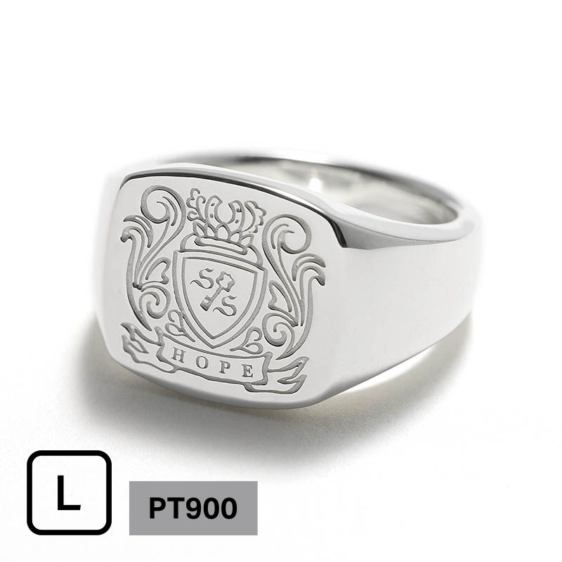 Large Signet Ring - Silver