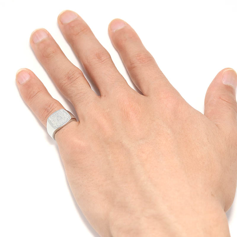 Large Signet Ring - Silver