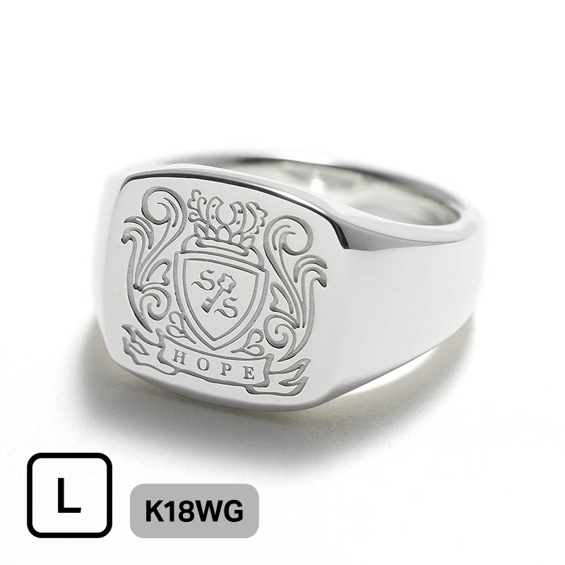 Large Signet Ring - Silver