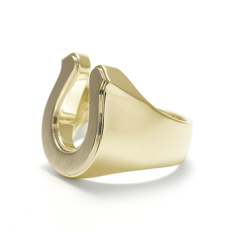 Small Horseshoe Ring - K18 Yellow Gold