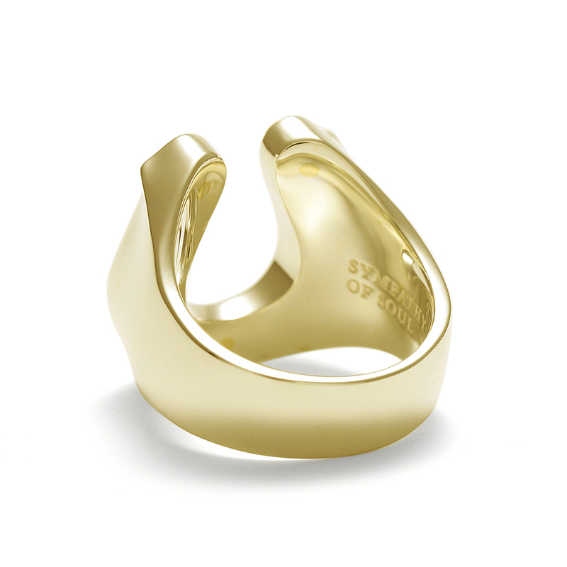 Small Horseshoe Ring - K18 Yellow Gold