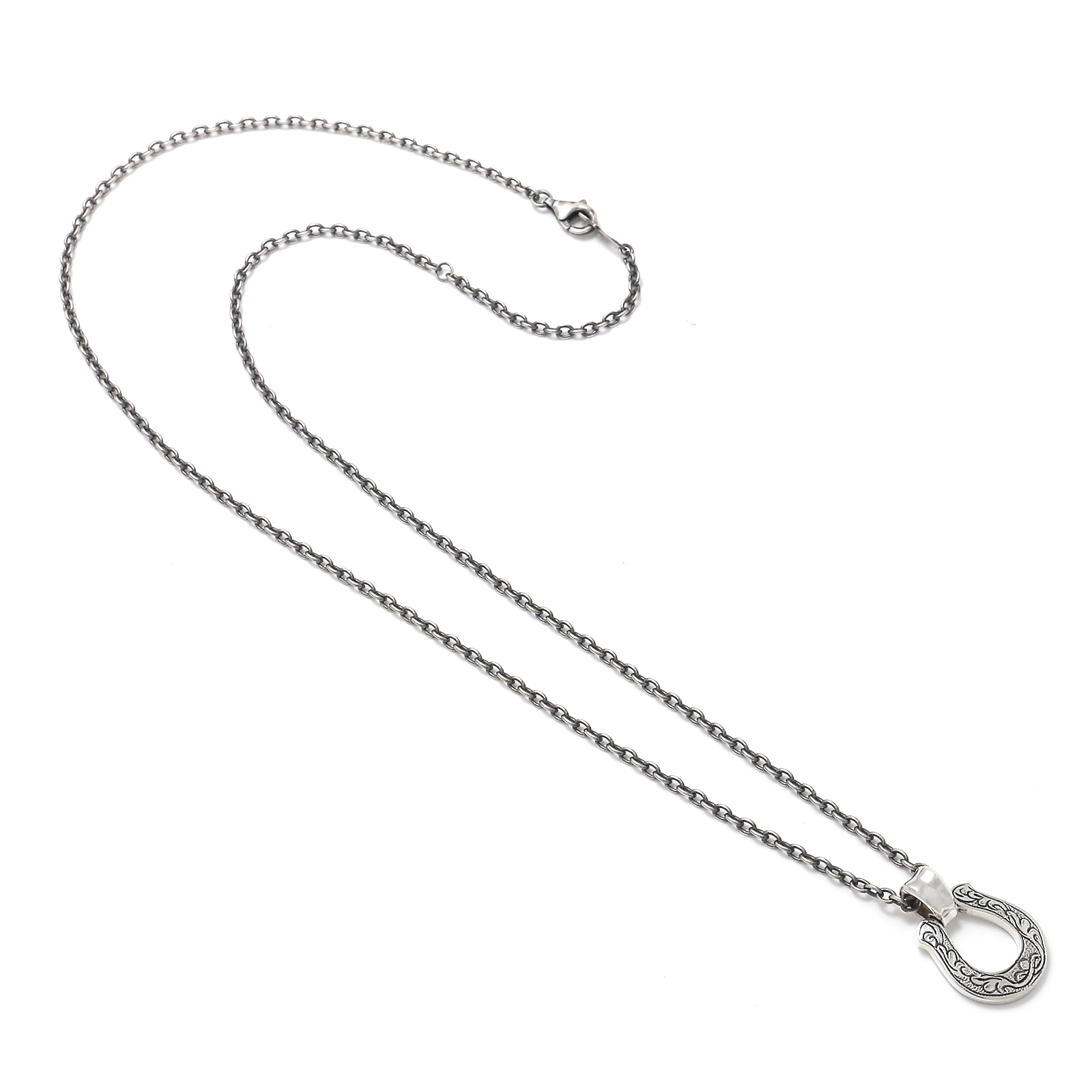 Suman Dhakhwa×SYMPATHY OF SOUL Large Horseshoe Carving Necklace